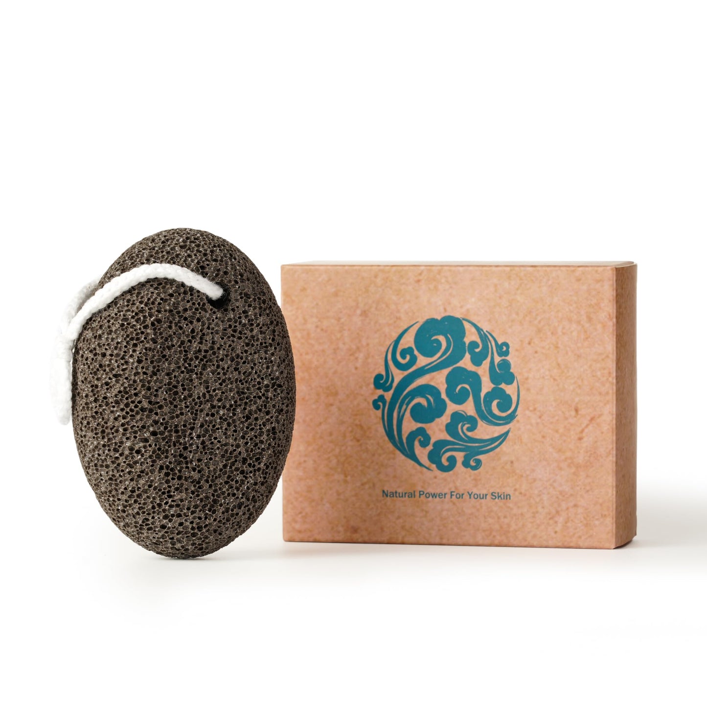 CopesFuda Extra Thick Pumice Stone for Feet and Hands – Ergonomic, Durable Natural Foot File – Gray, 3.9x2.8x1.6 in – Ideal for Cracked Heel Treatment,Callus Remover for feet&Dead Skin Exfoliation