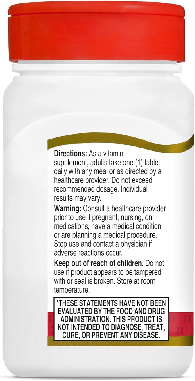 21st Century D3 400 IU Tablets, 100 Count