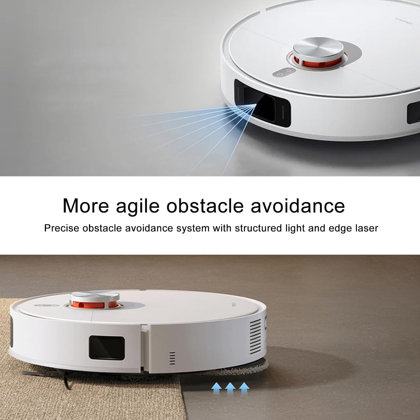Xiaomi Robot Vacuum X20 Pro Robot Vacuum Cleaner with Wiping Function & All-in-One Station (7000Pa Suction Power; 160 Min Battery Life; Auto; Self-Cleaning, Emptying, Drying & Water Refill; App/Contr