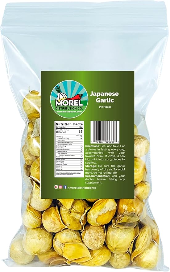 Japanese Garlic//AJO Japones (100% Natural!!) Choose Your Count per: (30-60-130-150-250-400) (150)