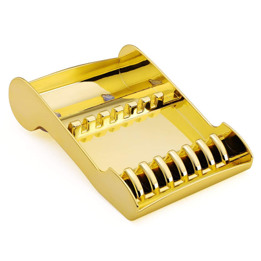 Hair Scissors Rack, Segbeauty Hair Salon Shear Holder for Stylist, Professional Barber Shop Scissors Organizer for Hairdressers, Golden Hair Cutting Scissors Storage Tray Available for 6 Scissors