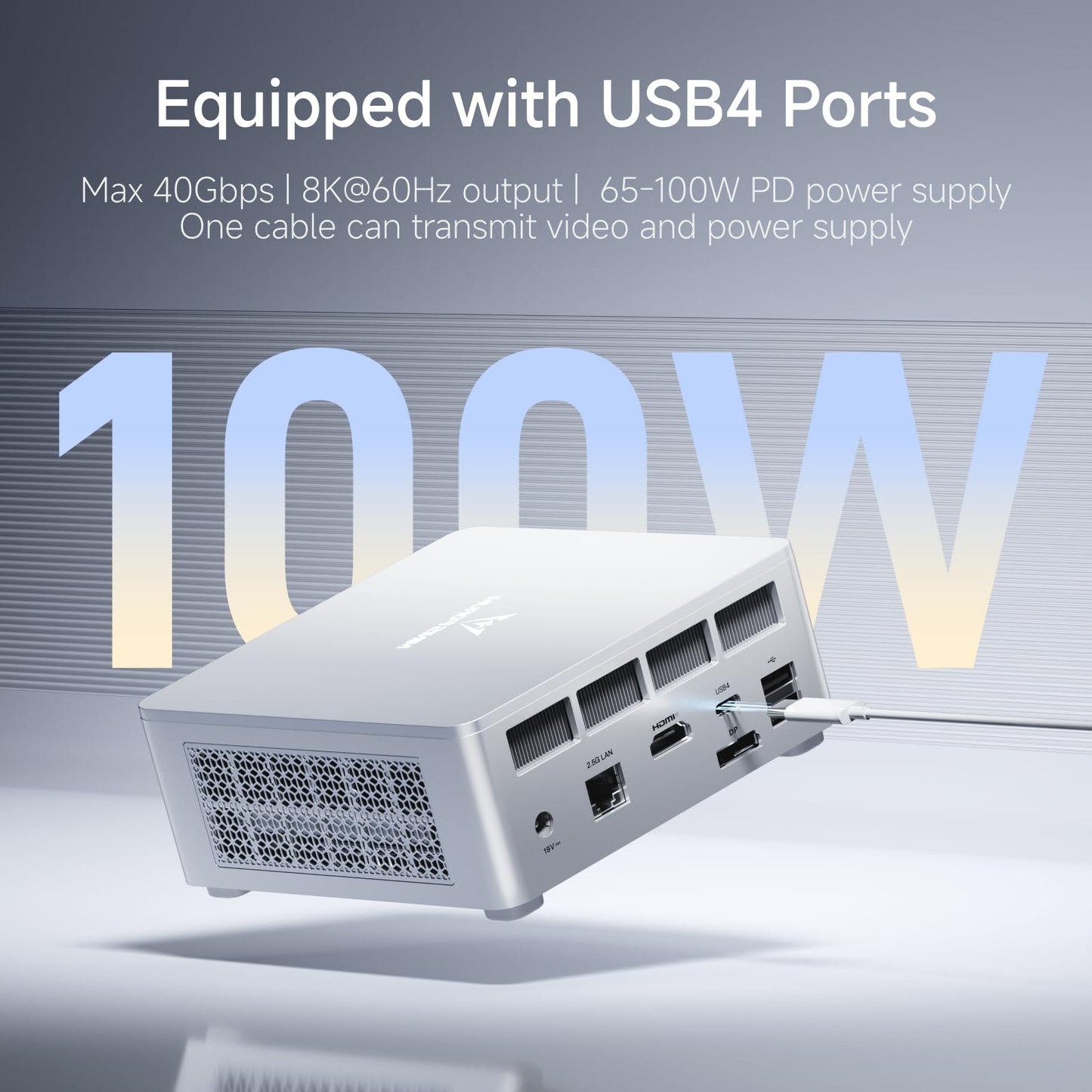 MINISFORUM Mini PC UM870 Slim,AMD Ryzen 7 8745H(8C/16T, Up to 5.0GHz),AMD Radeont 780M Mini Computer,32GB DDR5 RAM & 1TB PCIe 4.0 SSD,Support 8K@60Hz HDMI 2.1/USB4 Output, WIFI6E/BT5.3/Auto Power On