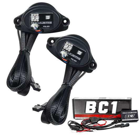 ORACLE LIGHTING ColorSHIFT RGB+A Headlight DRL Kit | 2020-2023 Chevy Corvette C8 Upgrade, 1 Set with BC1 Controller, Part # 1442-335