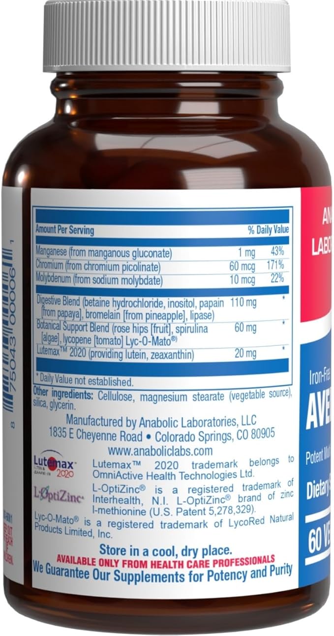 Iron Free Multivitamin for Women 50 and Over - Gentle Easy to Digest Over 50 Multivitamin for Men & Women with 30 Nutrients for Comprehensive Wellness & Immune Support - Made in The US - 30 Servings