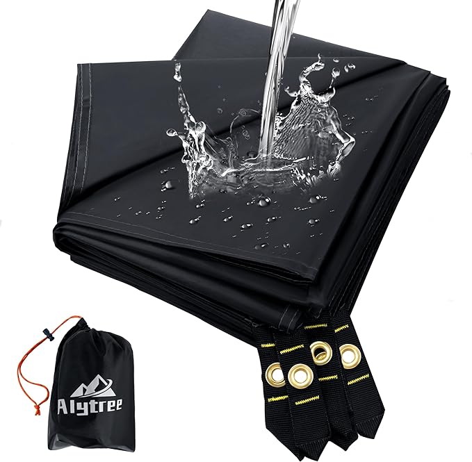 Ultralight Tent Footprint, Waterproof Tent Tarp for Under Tent PU 3000, 90''x 86'' Camping Cover for Hiking, Backpacking