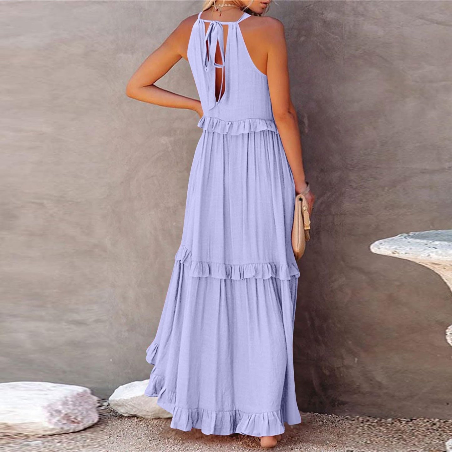 Boho Boho Dresses Boho Summer Dresses for Women 2024 Summer Dresses for Women 2024 Maxi Flowy Beach Dresses for Women Boho Dresses Boho Maxi Dress Summer Summer Dresses Women Purple XL