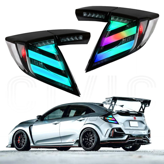 TT-ABC RGB Mods Tail light for Honda Civic Hatchback 2016-2021 (RGB for Hatchback)