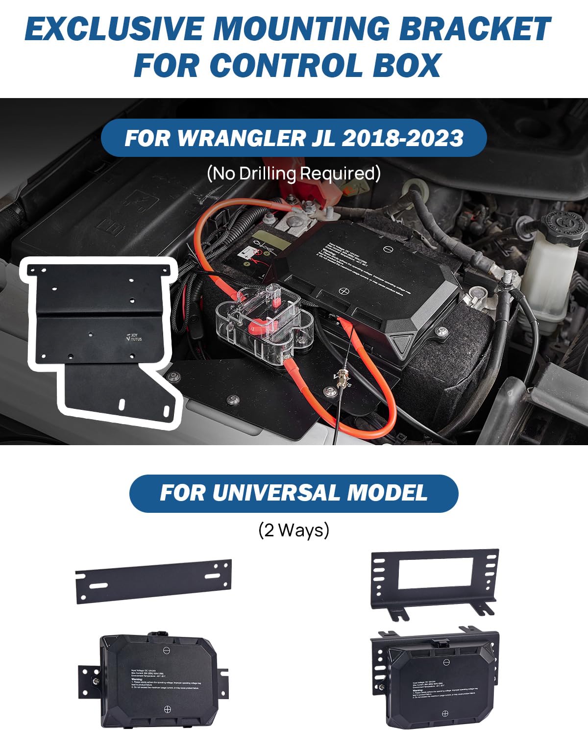 JOYTUTUS Wireless RGB 8 Gang Switch Panel 5-Level Brightness 8 Colors Universal Circuit Control Relay System Box with Toggle Momentary, Offroad Light Switch Panel Pod for Truck Boat UTV SUV Pickup