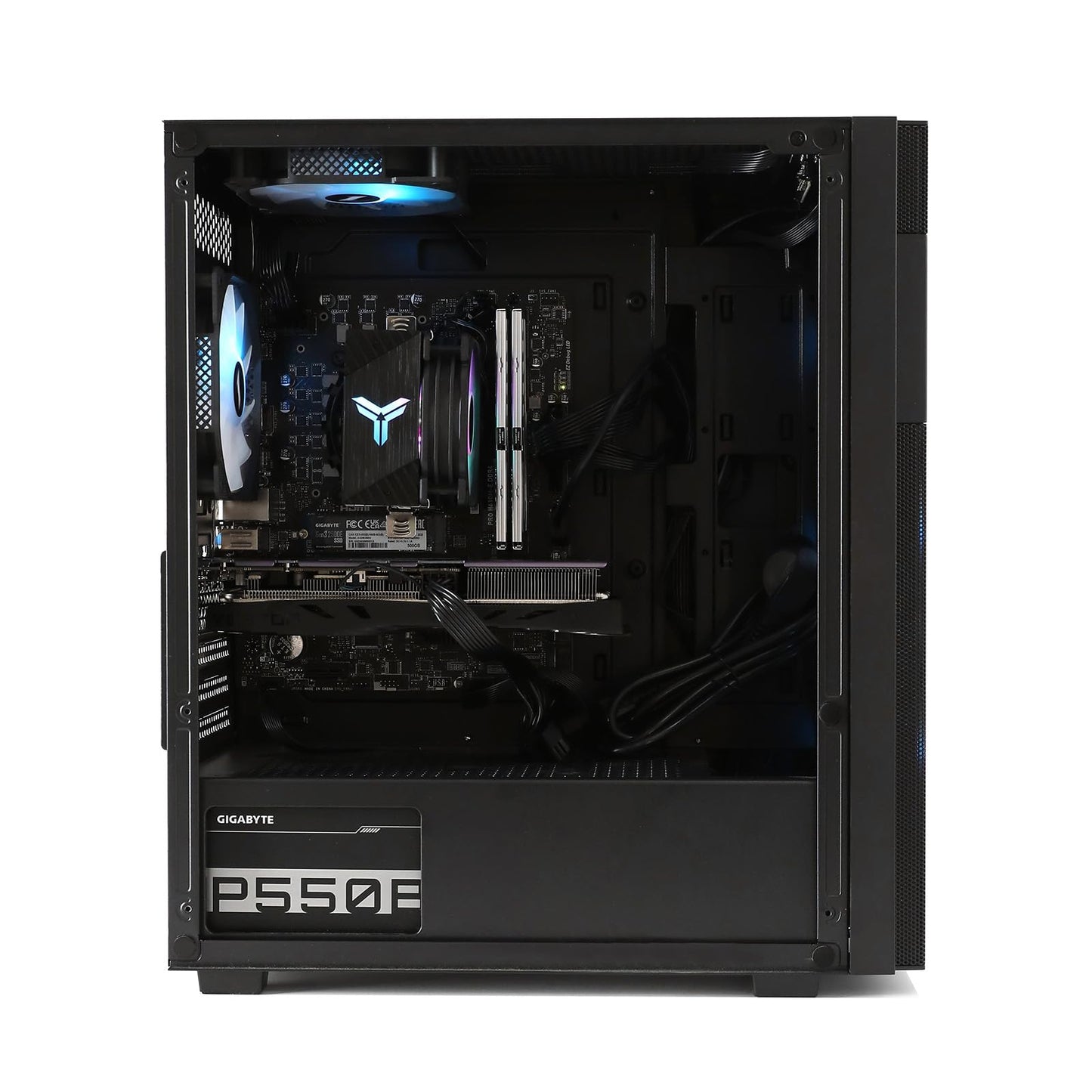 MXZ Gaming PC Computer I5 10600KF, RTX3060, 8GB*2 DDR4, NVME M2 1T, 6RGB Fans,Windows 11 Pro Ready to use, Gamer Desktop Computer(I5 10600KF| RTX3060)