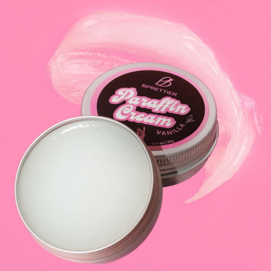 BPrettier Cold Paraffin Wax Hand and Feet Cream - No Heat Needed - Shea Butter for Cuticle Care - Vanila Scent - at Home Spa Results Without Melting Kits