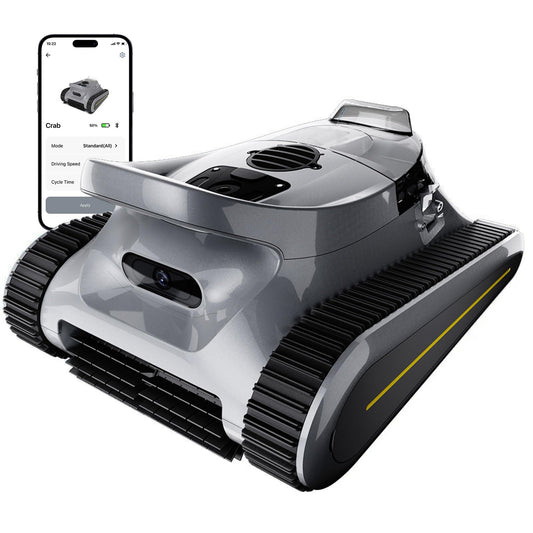 Cordless Robotic Pool Cleaner -Pool Vacuum 180W Brushless Motor, 45,000Pa Suction, Wall Climbing, Sonar Navigation, 3 Modes Automatic Pool Robot for Inground & Above-Ground Pools Up to 2150 Sq. Ft.