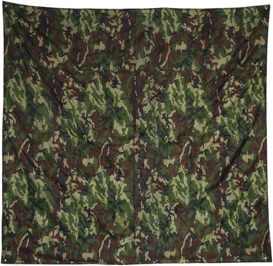 Camouflage Tent Tarp, Portable Rainproof Tent Tarp Camping Tent Tarp Shelter for for Outdoor Hiking Hunting