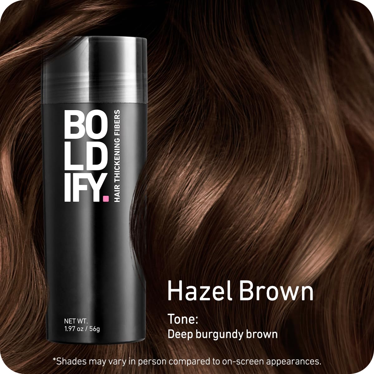 BOLDIFY Hair Fibers 28g | Thinning Hair Solution | Ash Brown for Men & Women