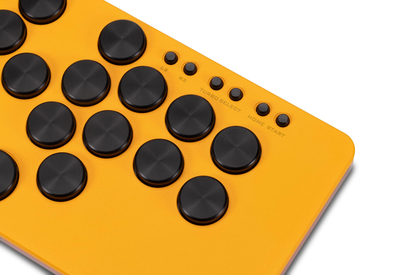 KEEBMONKEY DOIO Hitpad Standard Series Aluminum & Acrylic Gaming Leverless Arcade Controller w/ 0.96' Display, RGB & Dual USB-C for PC/Switch/PS3/PS4/PS5 (White)