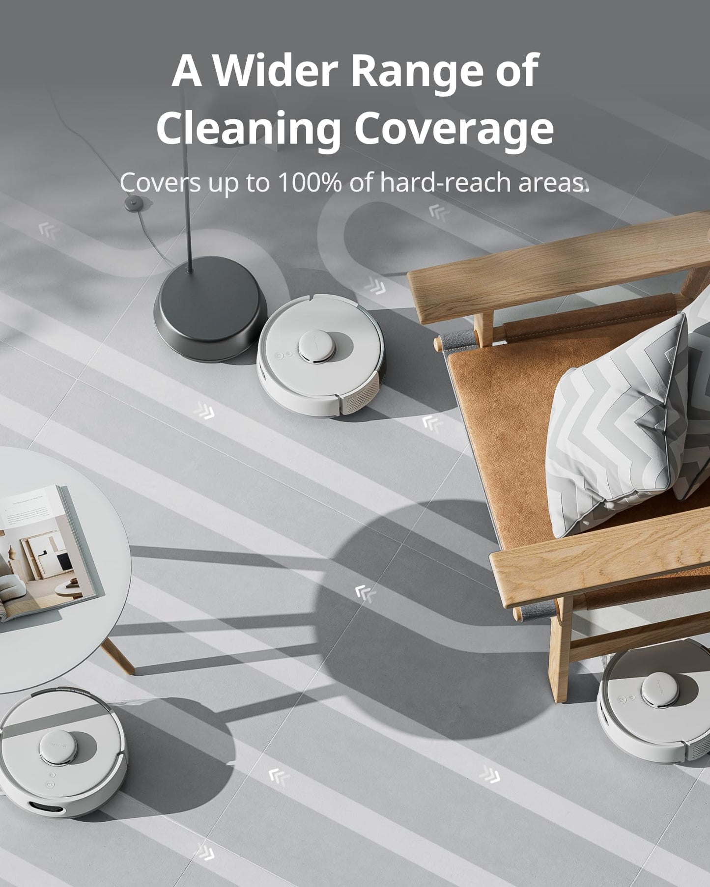 SwitchBot K10+ Pro Robot Vacuum Self Emptying for 90 Days Hands-Free, Super Quiet Mini Robotic Vacuum with Powerful Suction, Anti-Hair-Tangle, Works with Alexa/Siri/Matter(Hub 2 Required), 2.4Ghz WiFi