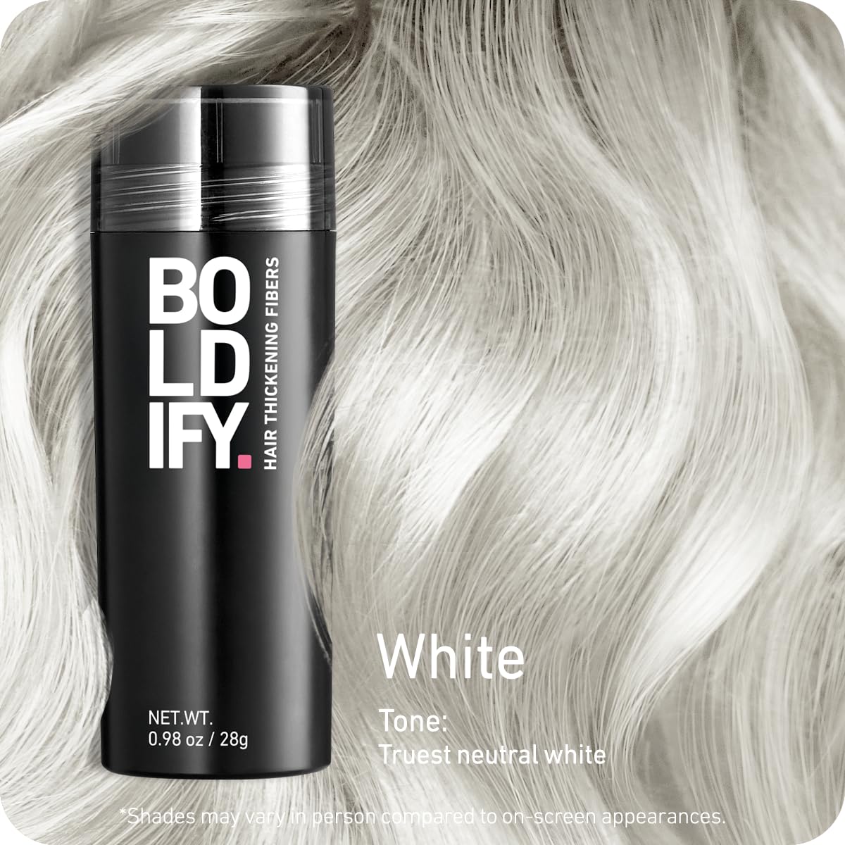 BOLDIFY Hair Fibers 28g | Thinning Hair Solution | Ash Brown for Men & Women