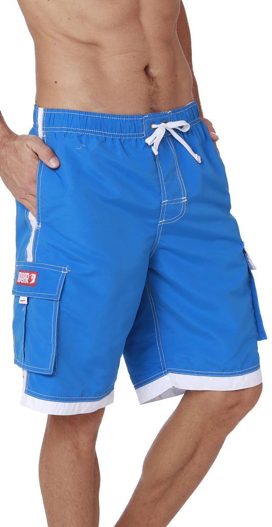 INGEAR Men's Swim Trunk Quick Dry Watershorts (Blue, XX-Large)