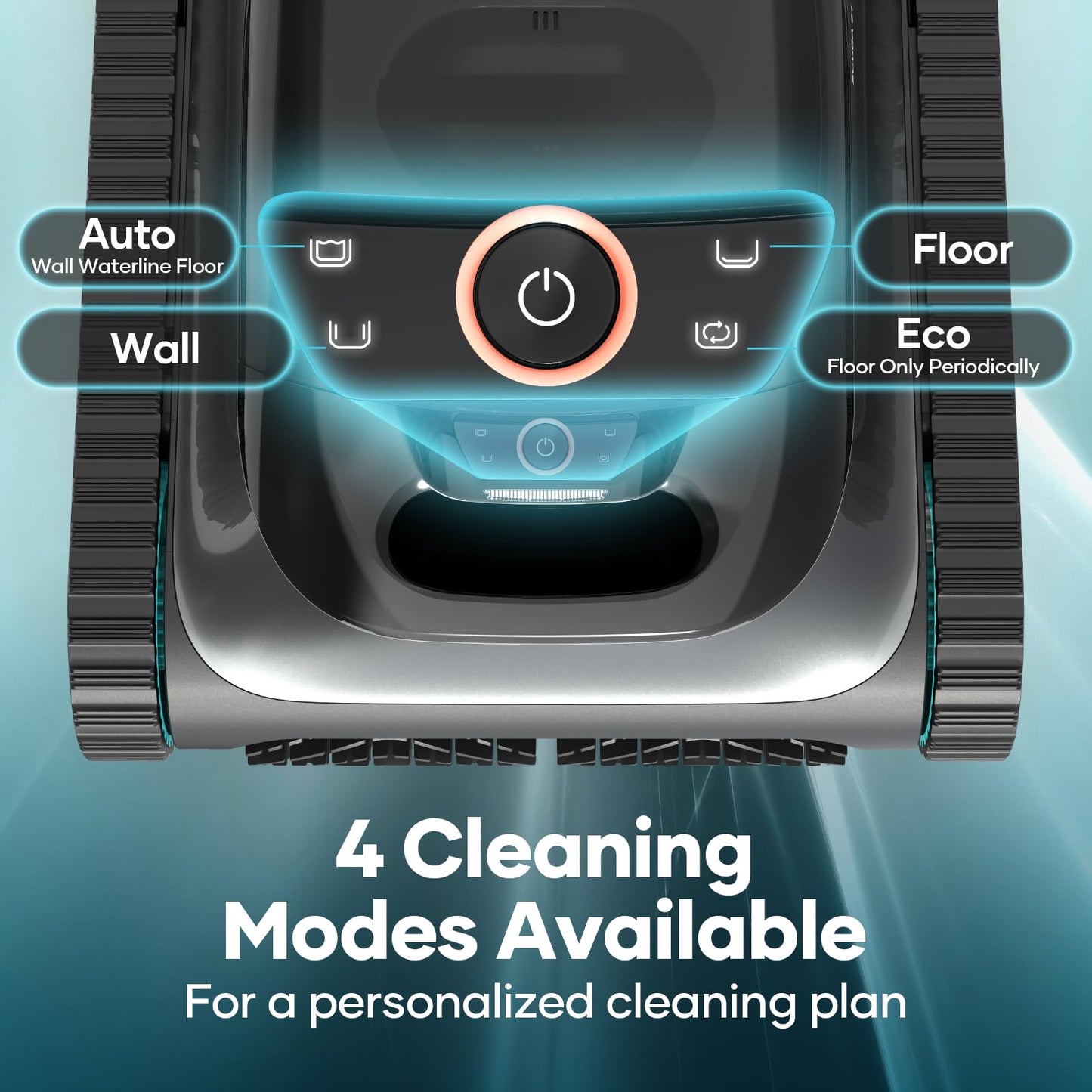 AIPER Scuba S1 Cordless Robotic Pool Cleaner, Pool Vacuum for Inground Pools, Wall and Waterline Cleaning, Smart Navigation for Pools up to 1,600 Sq.ft (Renewed)