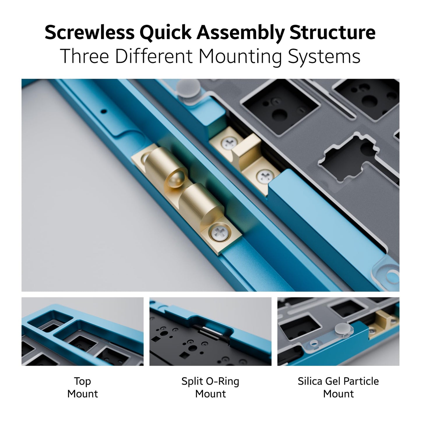 Chilkey ND75 Aluminum Keyboard 75% Percent Wireless Gaming Mechanical Keyboard with LCD Screen, Quick Assembly, BT/2.4G/USB-C, Hot Swappable Per-Key RGB Custom Blue Key Board for Laptop Office PC