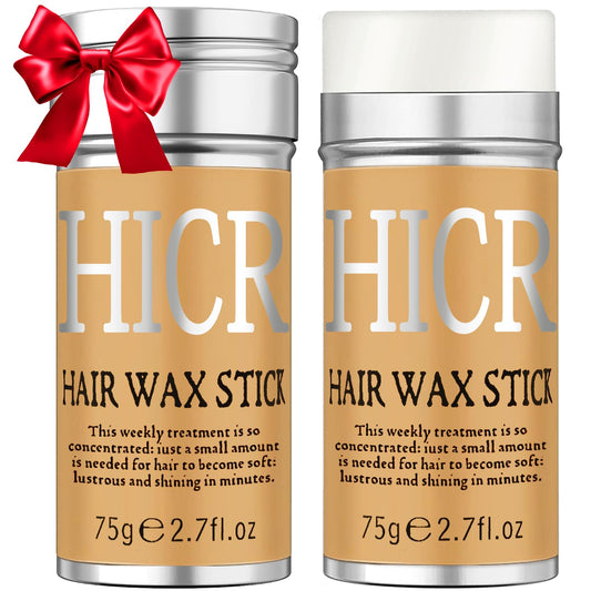 Hicream Hair Wax Stick, 2.7 Oz Slick Stick for Women & Kids, Hair-Styling Accessories Wax Stick for Hair Flyaway Smoothing & Taming Frizz, Hair Care Slick Back Stick Styling Product, Bun Maker