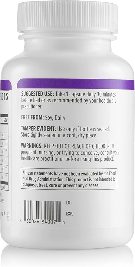 Biote Nutraceuticals - Best Night Sleep - Restfulness + Awake Refreshed (60 Capsules)