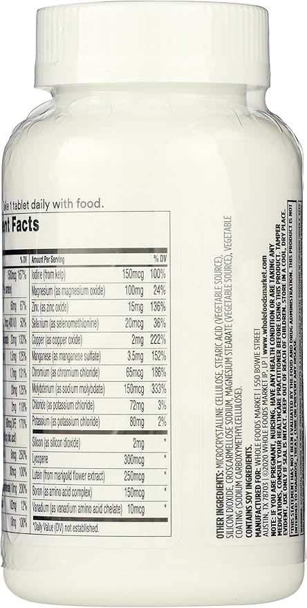 365 By Whole Foods Market, Adult Multi With Iron, 180 Count