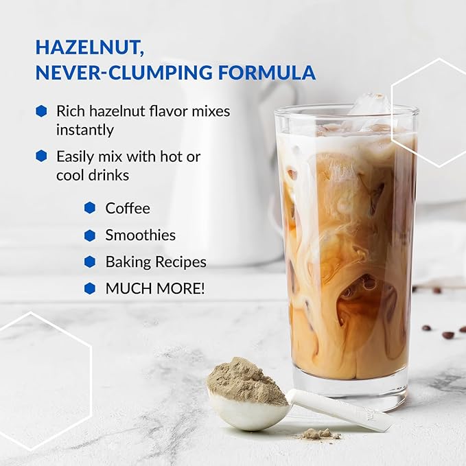 BioTrust Keto Elevate – Pure C8 MCT Oil Powder – Ketogenic Diet Supplement & Paleo Coffee Creamer for Clean Energy, Mental Focus, and Clarity – Non-GMO 100% Caprylic Acid (Hazelnut, 20 Servings)