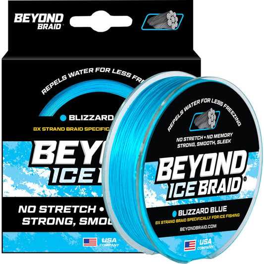 Beyond ICE Braid 100 Yard Spool 6LB - Blizzard Blue
