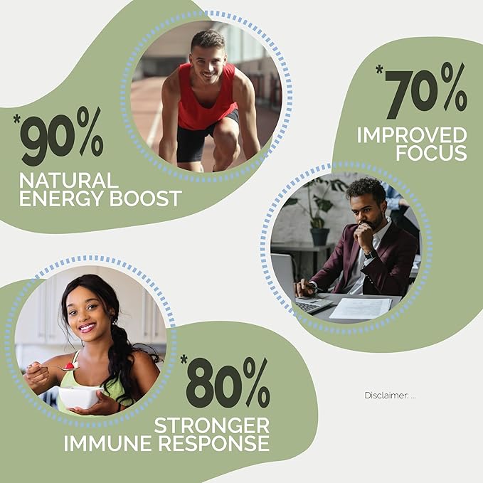 Boosted Health 9 Mushroom Complex Immune Support Supplement | Lions Mane Reishi Shiitake | Purified Beta Glucan | Brain Nootropic for Focus and Memory | Mental Clarity | Certified Organic 60 Capsules