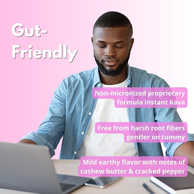 Instant Kava Tea Powder Kelai - Volcano Island’s Secret - 12+ Servings - Noble Kava Juice from Epi Island Vanuatu - Stress Release & Mood Support - Non-Habit Forming - Easy Mix 30:1 Concentrate