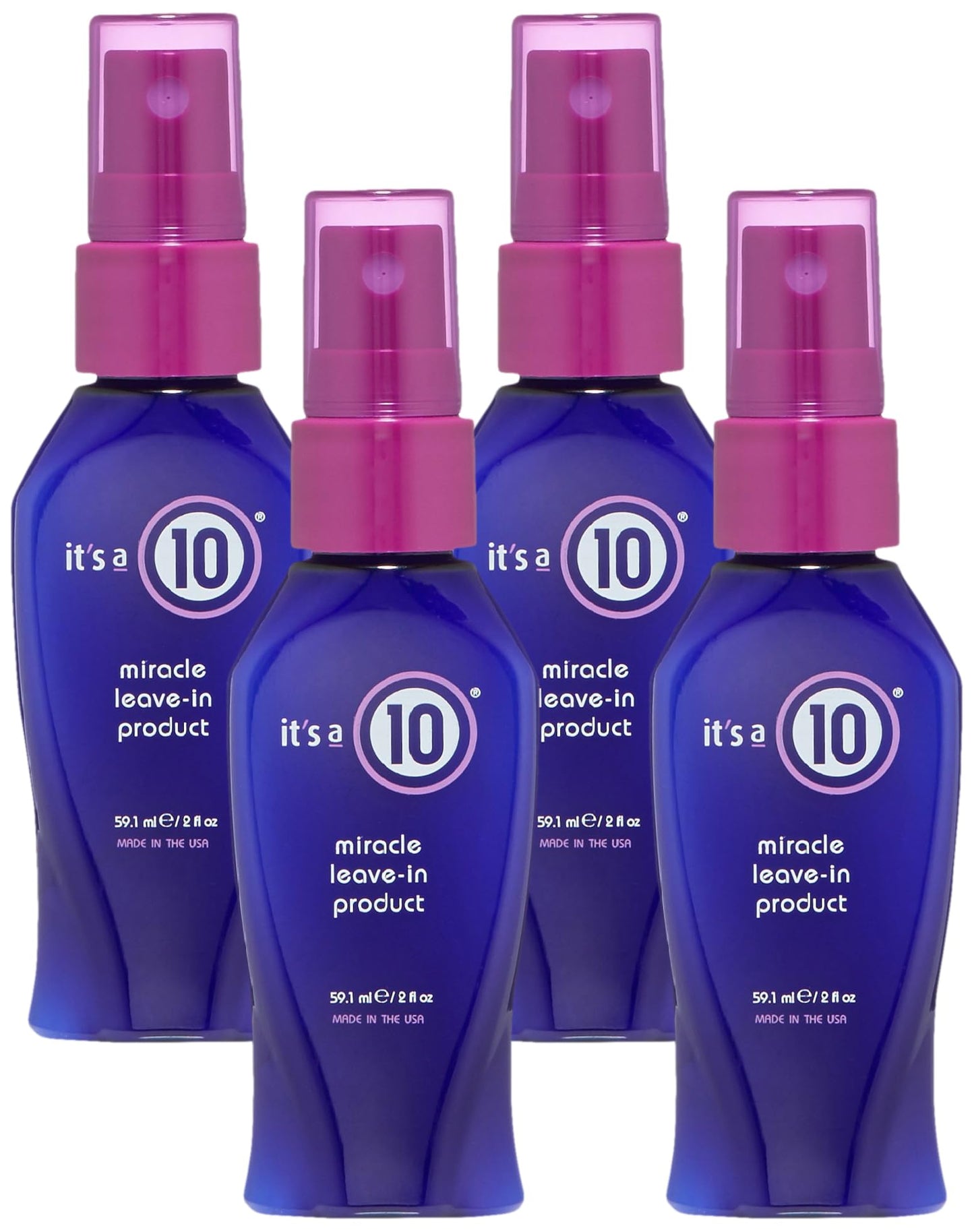 It's a 10 Haircare Miracle Leave-In Product, 2 fl. oz. (Pack of 4)