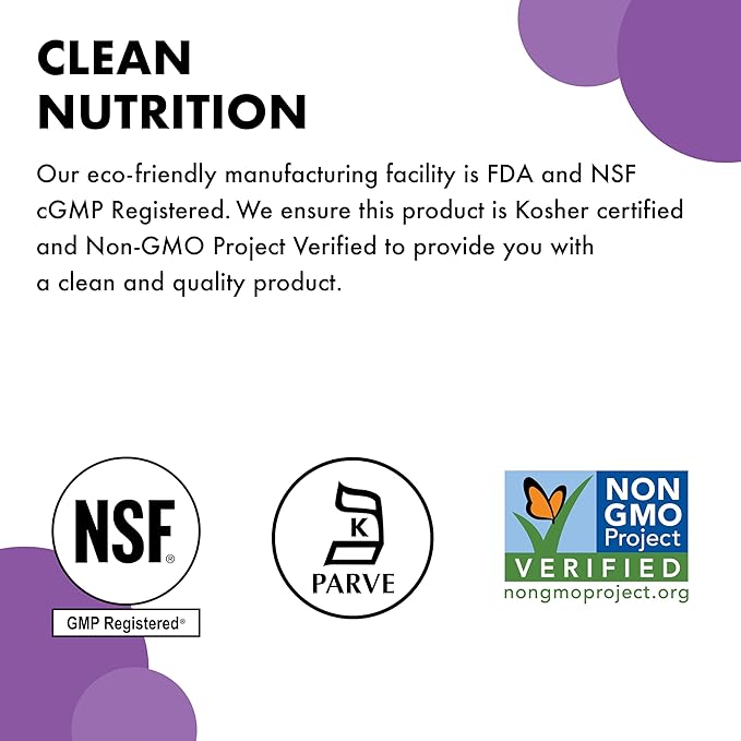 Bluebonnet Magnesium Glycinate, Energy Production*, Enzyme Function*, Non-GMO Certified by NSF, Vegan, Kosher Certified, Gluten-Free, Soy-Free, Dairy-Free, 60 Vegetable Capsules, 15 Servings