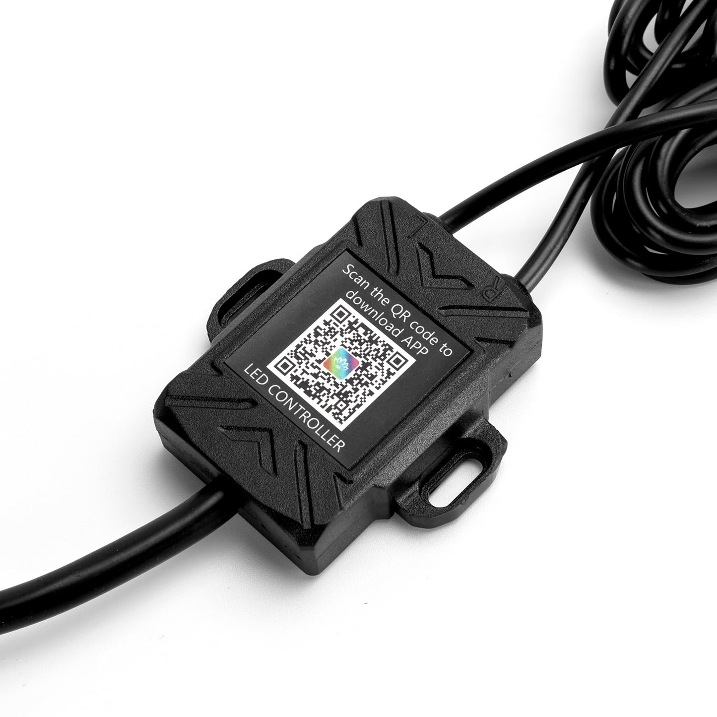 WeiSen 2PCS 3FT LED Whip Light w/Brake Turn Reverse Lights, RGB LED Antenna Spiral Light w/Plug & Play Adapter Compatible with Polaris RZR Maverick X3 UTV ATV Golf Cart Truck