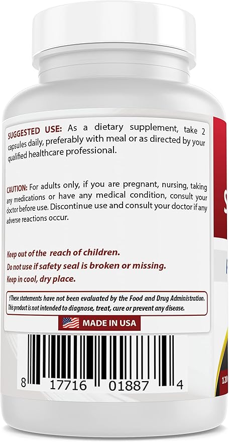 Best Naturals Saw Palmetto 10:1 Extract Prostate Supplements for Men - 120 Capsules - Made with Pygeum Bark 4:1 Extract & Pumpkin Seed Powder