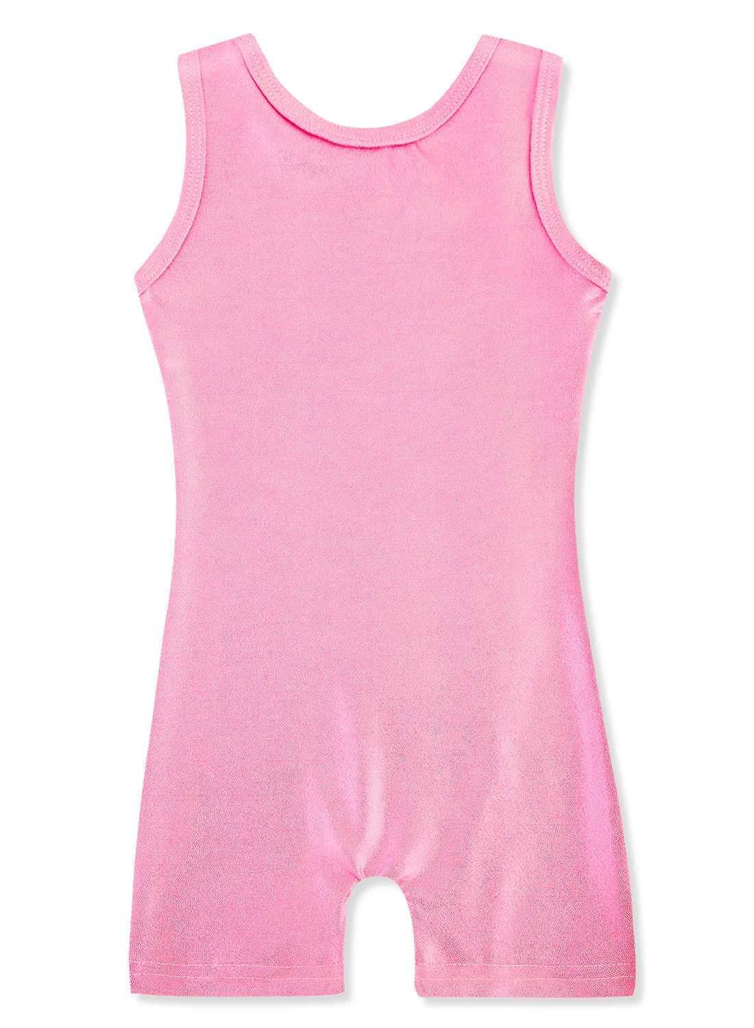 HOZIY Biketards for Girls Gymnastics 5t 5-6 Year Old Leotards With Shorts for Kids Leo Pink Sparkly Sparkle Bodysuits Outfits Shiny Shimmery Bodysuits Fall Summer Winter Clothes