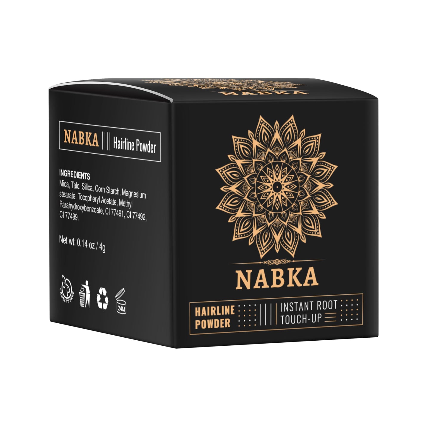 Instant Hair Root Cover Up, Hairline Powder Instantly Conceals Hair Loss, Waterproof Hairline Powder, 48 Hour Formula, Stain-Proof Hair Fibers (Medium Brown)