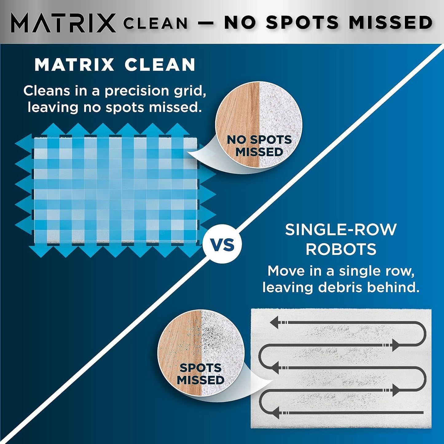 SHARK Shark RV2410WD IQ 2-in-1 Robot Vacuum & Mop with Matrix Clean & Sonic Mopping, Perfect for Pet Hair, Carpets, Hard Floors, Compatible with Alexa, Black/Gold, No Self-Empty Base (Renewed)