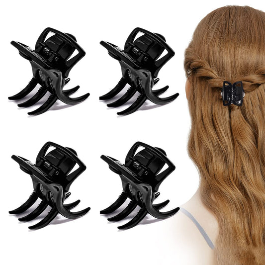 4 Pieces Hair Claw Clips,Morhom Big Size Hair Claws 2.0 Inch Hair Jaw Clip for Women Girls Thick or Medium Hair