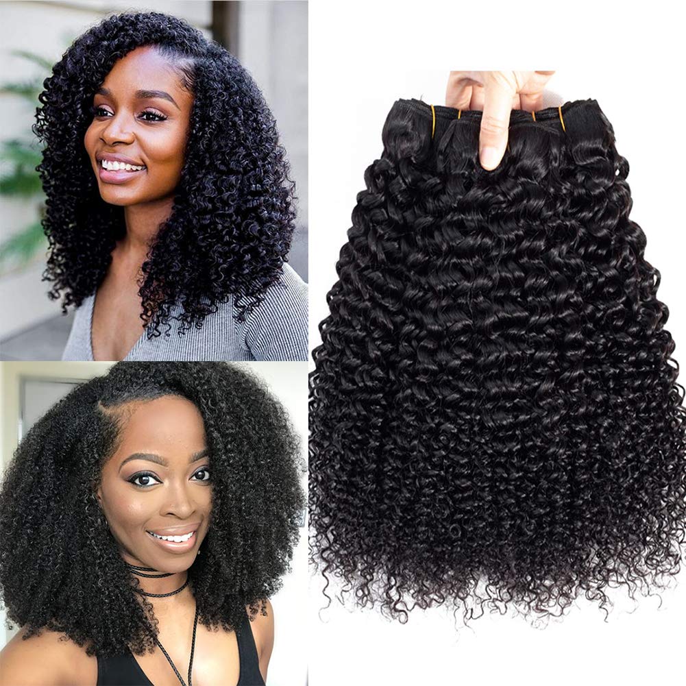 Brazilian Kinky Curly Virgin Hair 9A Grade Unprocessed Remy Virgin Cheap Human Hair Weave Extensions With Luxnovolex Human Hair
