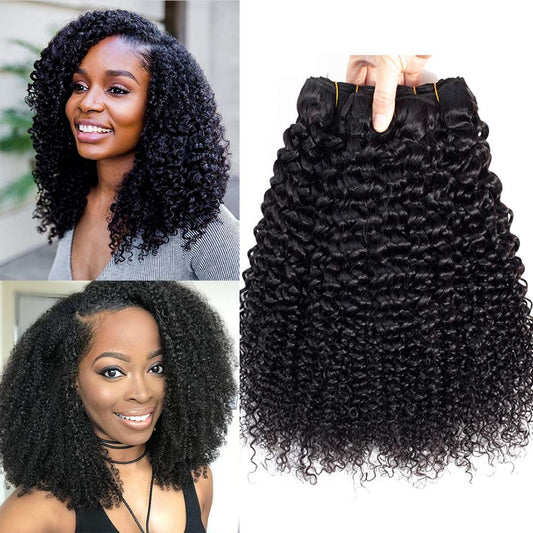 Brazilian Kinky Curly Virgin Hair 9A Grade Unprocessed Remy Virgin Cheap Human Hair Weave Extensions With Luxnovolex Human Hair