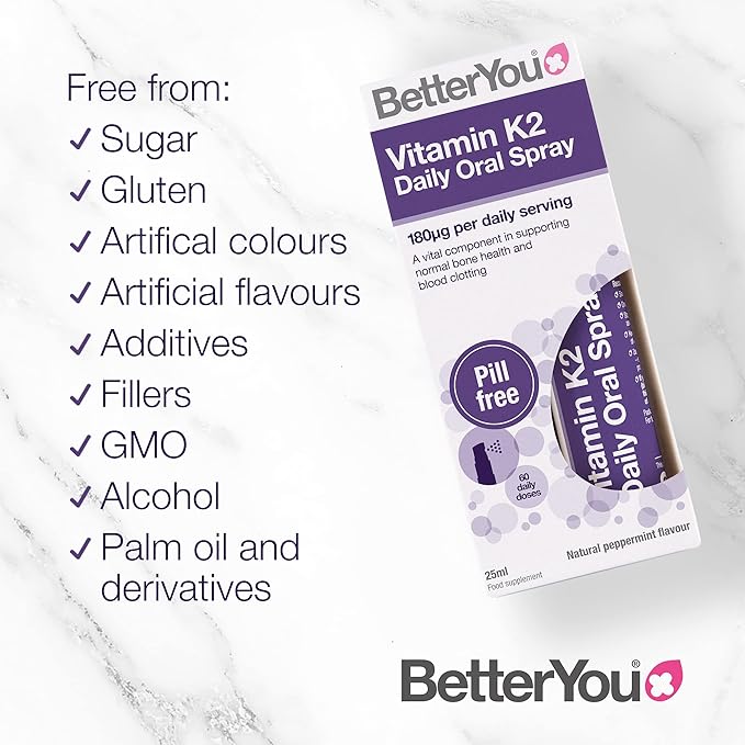 BetterYou Vitamin K2 Daily Oral Spray 25ml