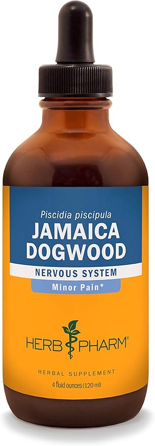 Herb Pharm Jamaica Dogwood Liquid Extract for Minor Pain - 4 Ounce