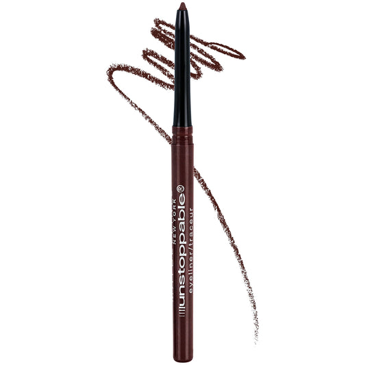 Maybelline Unstoppable Waterproof Mechanical Brown Eyeliner Pencil, Easy to Apply, Smooth Glide, Up to 24 Hour Wear, Cinnabar