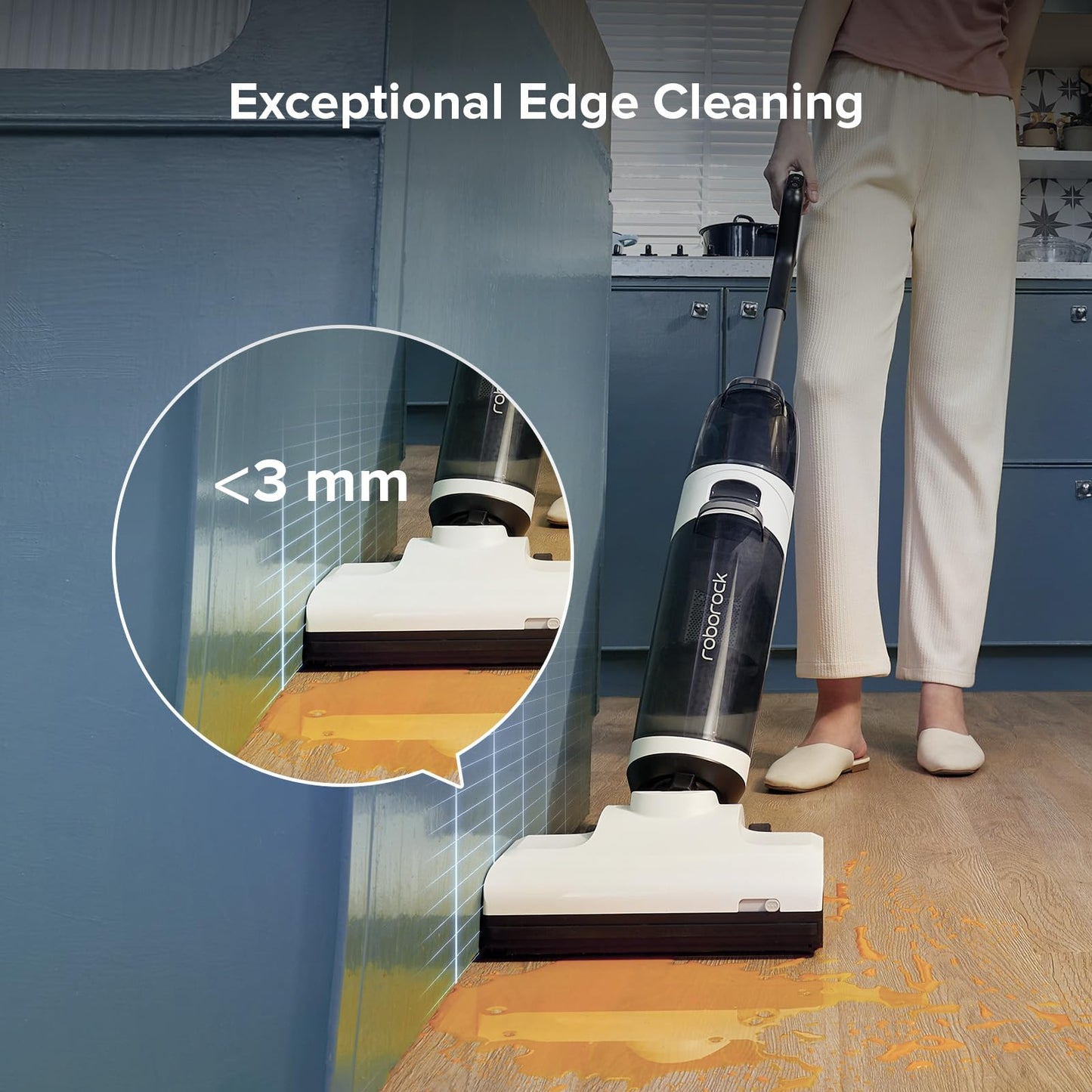 roborock Dyad Air Wet Dry Vacuum Cleaner, Cordless Vacuum Mop Combo with 17000Pa Power Suction, Long Battery, Edge Cleaning, Hardwood Floor Cleaner with Self-Cleaning & Drying System