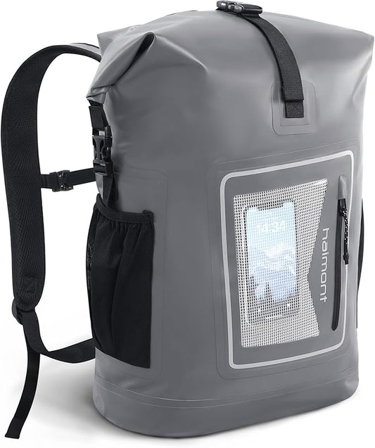 Haimont Waterproof Backpack Dry Bag Floating Roll Top Dry Sack Durable Backpack for Kayaking, Surfing, Rafting, Fishing, 30L