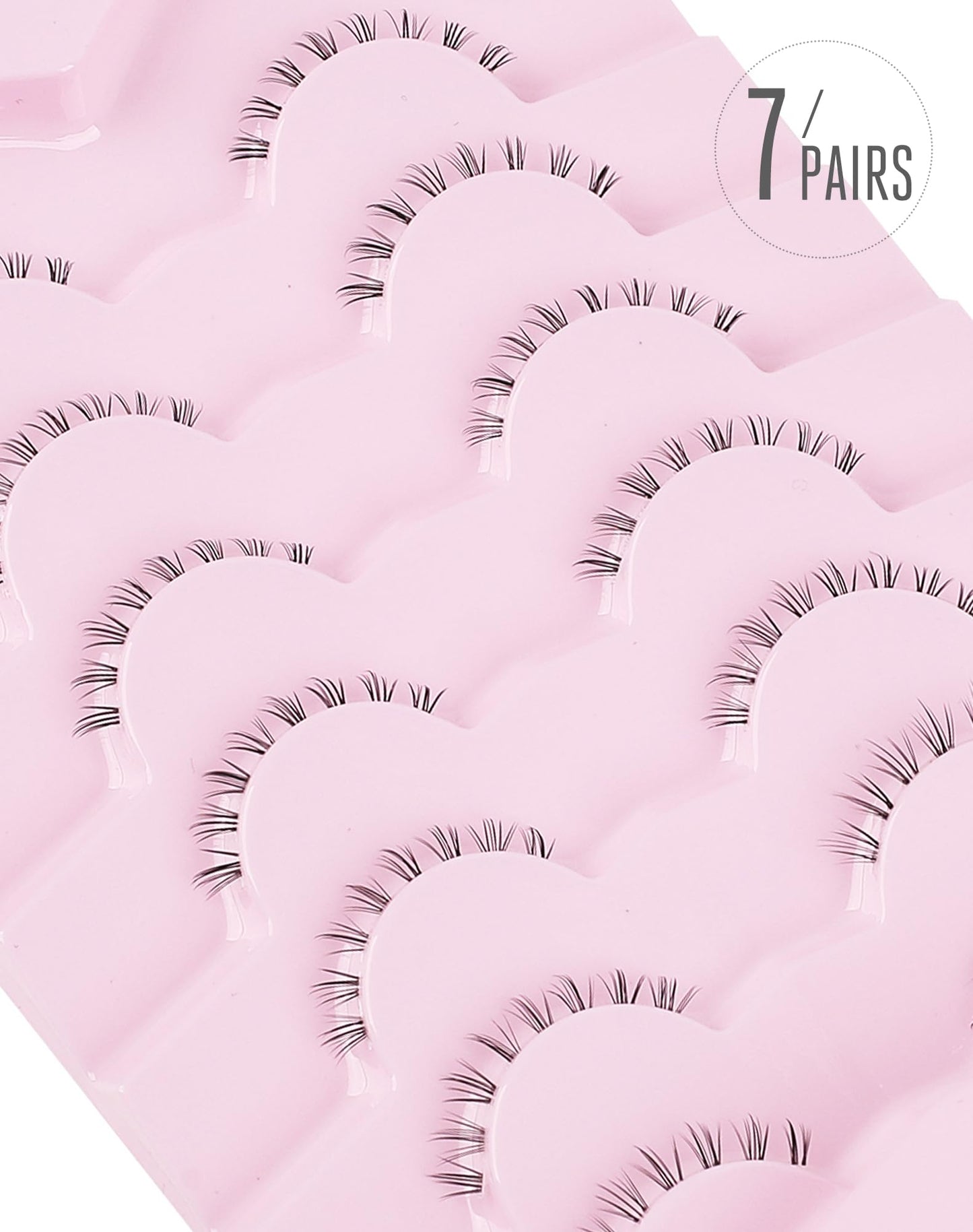 Bottom Eyelashes False Lower Lashes Fake 7 Pairs Bottom-9