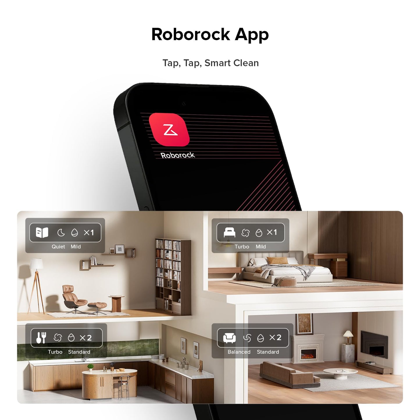 roborock Q10 X5 Robot Vacuum and Mop Combo, 10,000 Pa HyperForce, Dual Anti-Tangle System, Auto Mop Lifting, JawScrapers Brush & High-Intensity Mop, Reactive Tech Obstacle Avoidance, PreciSense LiDAR