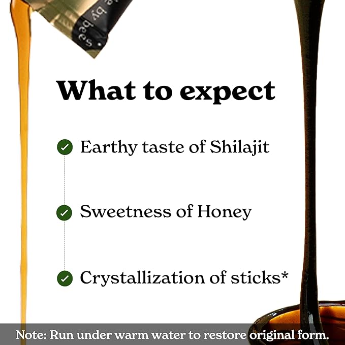 Better Alt Pure Himalayan Shilajit Sticks with Organic Honey, Saffron | Easy to Consume Shilajit| 30 Sticks for Energy Boost & Immune Support, 85+ Trace Minerals, 75%+ Fulvic Acid