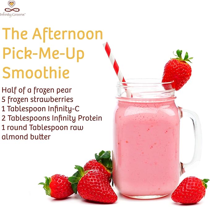 Infinity-C Organic Vitamin C Capsules, Bioavailable VIT C from Acerola, Camu Camu & Amla, Whole Food Vitamin C 1000mg, Immune Support Superfoods, Shilajit, Astragalus Root & Ginger (30 Servings)