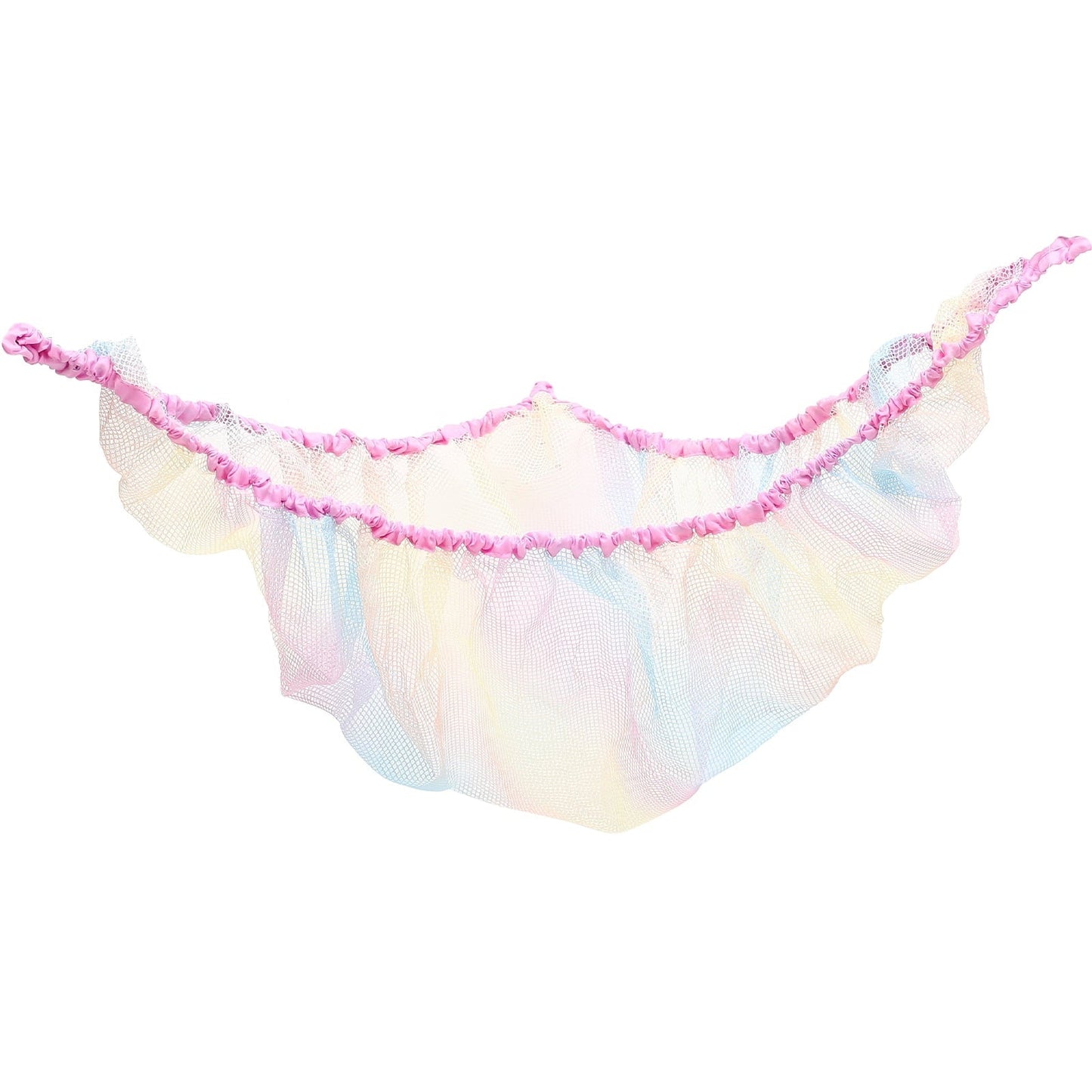 HONMEET Toy Hammock Storage Net Woven Mesh Hammock Multi-Colored Polyester 1Pack